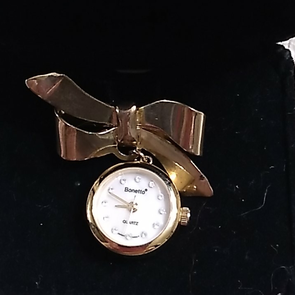 Bonetto watch brooch